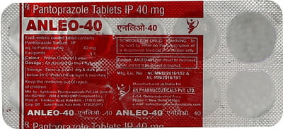 Anleo 40mg Strip Of 10 Tablets