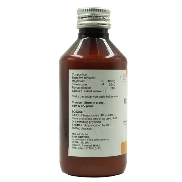 Hycid Orange Flavour Sugar Free Bottle Of 170ml Oral Liquid
