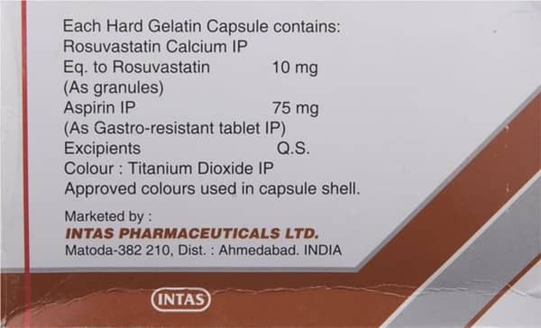 Arvast A 75mg Strip Of 10 Capsules