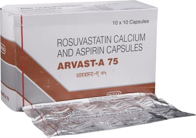 Arvast A 75mg Strip Of 10 Capsules