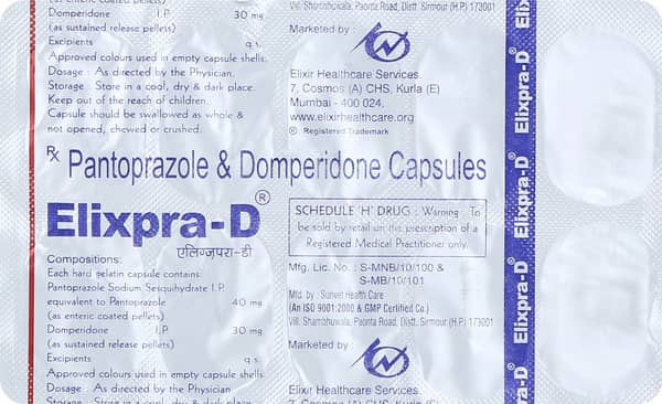 Elixpra D Strip Of 10 Capsules