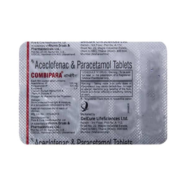 Combipara Strip Of 10 Tablets