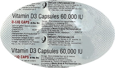 D Liq 60000iu Capsules