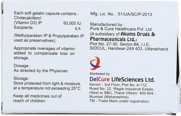 D Liq 60000iu Capsules