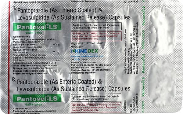 Pantovel Ls Strip Of 10 Capsules