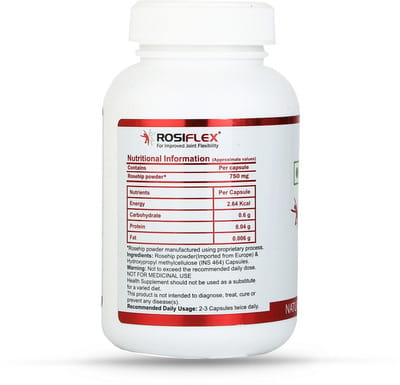 Rosiflex 750mg Bottle Of 60 Capsules