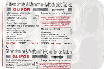Glifor Strip Of 10 Tablets