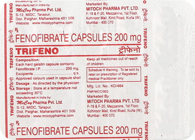 Trifeno Strip Of 10 Capsules