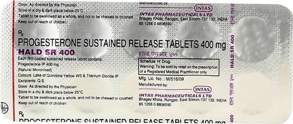 Hald Sr 400Mg Strip Of 10 Tablets