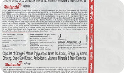 Malenda Strip Of 10 Capsules