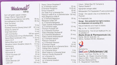 Malenda Strip Of 10 Capsules