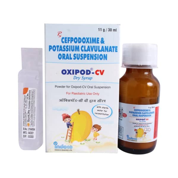 Oxipod Cv Bottle Of 30ml Dry Syrup