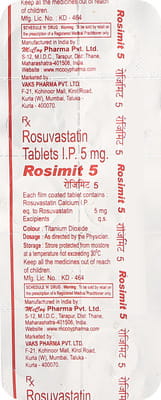 Rosimit 5mg Strip Of 10 Tablets