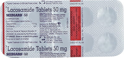 Seizgard 50mg Strip Of 10 Tablets