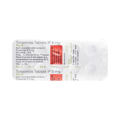 Tor 5mg Strip Of 10 Tablets