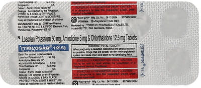 Trilosar 12.5mg Strip Of 10 Tablets