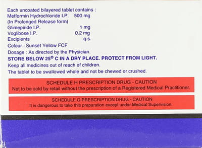 Trimetride 1mg Strip Of 10 Tablets