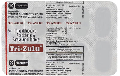 Tri Zulu Strip Of 10 Tablets