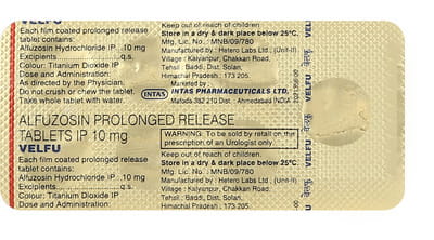 Velfu 10mg Strip Of 7 Tablets