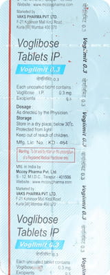 Voglimit 0.3mg Strip Of 10 Tablets