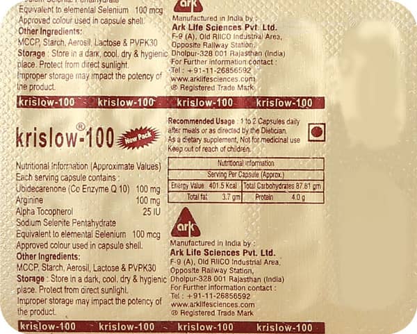 Krislow Strip Of 10 Capsules