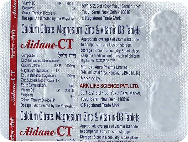 Aidane Ct Strip Of 10 Tablets