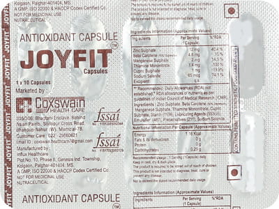 Joyfit Strip Of 10 Capsules