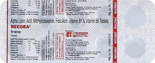 Recoba Strip Of 10 Tablets