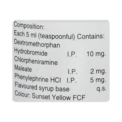 Tussprox D Bottle Of 100ml Syrup