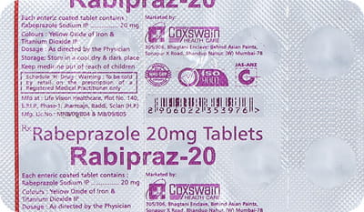 Rabipraz 20mg Strip Of 10 Tablets