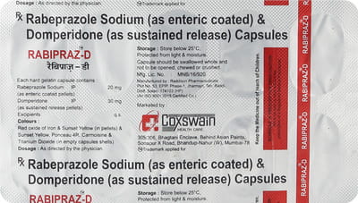 Rabipraz D Strip Of 10 Capsules