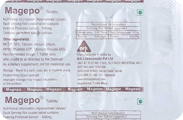 Magepo Strip Of 10 Tablets