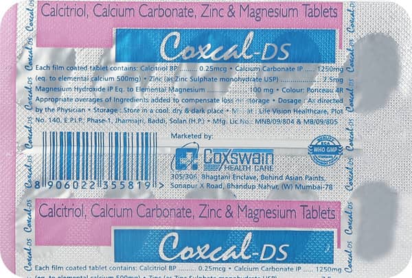 Coxcal Ds Strip Of 10 Tablets