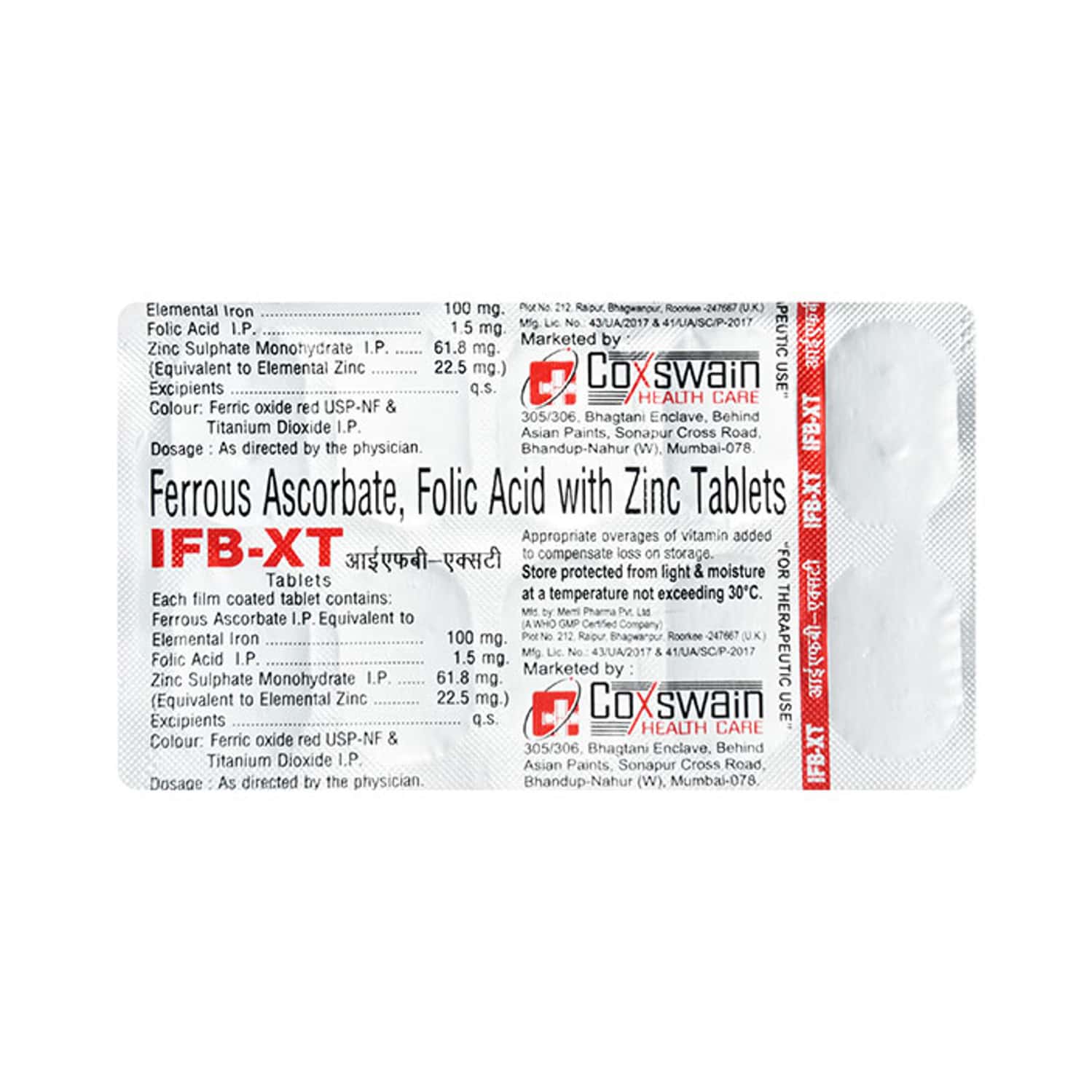 Ifb Xt Strip Of 10 Tablets: Uses, Side Effects, Price & Dosage | PharmEasy