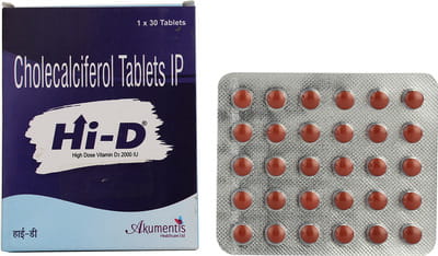Hi D 2000iu Tablet 30'S