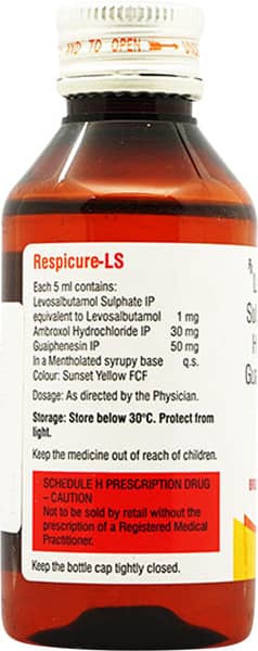 Respicure Ls Bottle Of 100ml Syrup