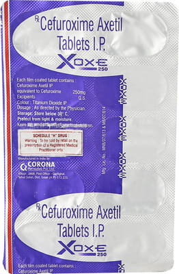Xoxe 250mg Strip Of 10 Tablets