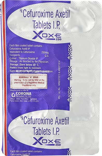Xoxe 250mg Strip Of 10 Tablets