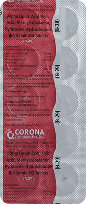 B 29 Strip Of 10 Tablets