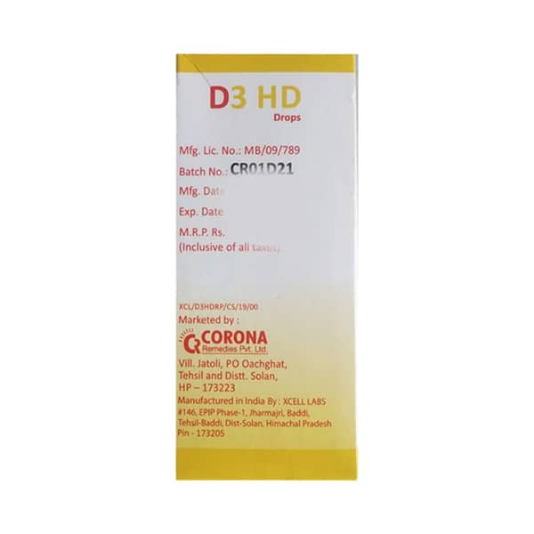 D3 Hd Bottle Of 30ml Oral Drops