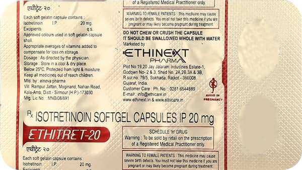 Ethitret 20Mg Strip Of 10 Capsules