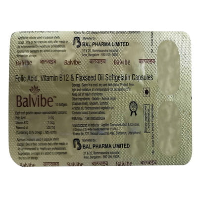 Balvibe Strip Of 10 Softgel Capsules