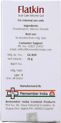 Flatkin Tube Of 10gm Silicone Gel