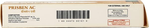 Prisben Ac 2.5% Tube Of 20gm Gel