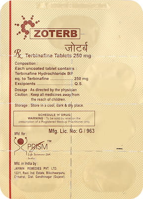 Zoterb 250mg Strip Of 7 Tablets