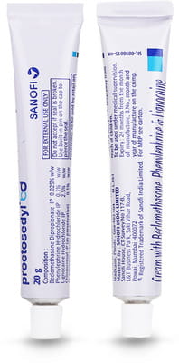 Proctosedyl Bd Tube Of 20gm Cream