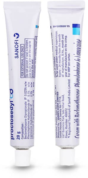 Proctosedyl Bd Cream