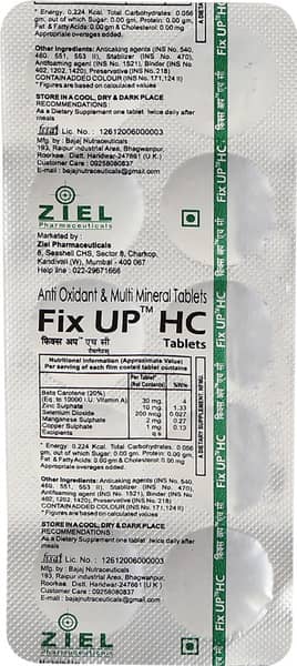 Fix Up Hc Strip Of 10 Tablets