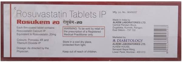 Rosukem 20mg Tablet