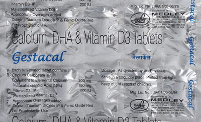 Gestacal Strip Of 10 Tablets